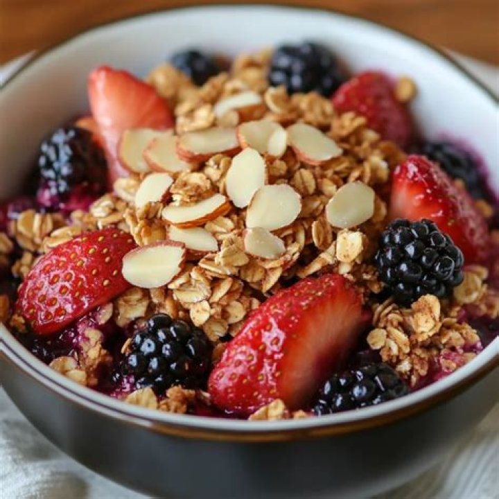 Berry Breakfast Crisp - Celebrating Sweets