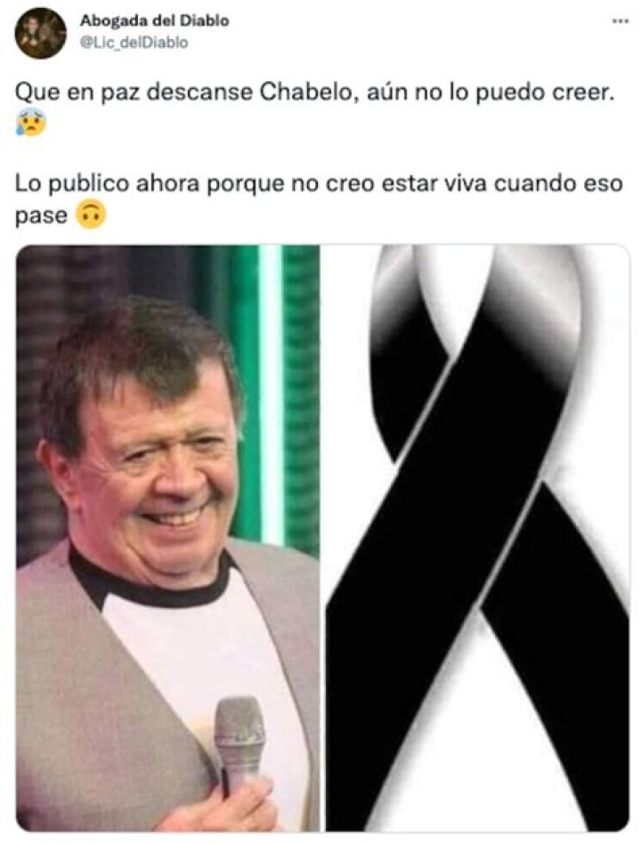 Chabelo Becomes A Trend Again After The Death Of Carmen Salinas